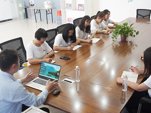 Product training session